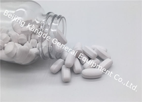 White Colored Oval Shaped Glucosamine Supplements Sulphate Tablet Cartilage Health Shark  GT63
