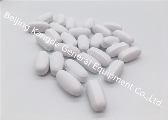 White Colored Oval Shaped Glucosamine Supplements Sulphate Tablet Cartilage Health Shark  GT63