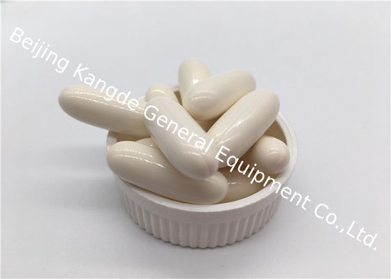 Oblong Shaped Calcium Carbonate Vitamin D3 Softgels For Bone Health BS05