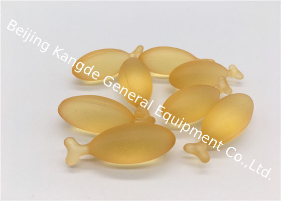 IVC Lemon Flavor Chewable Softgels / Chewable Dha Supplement Fish Shape