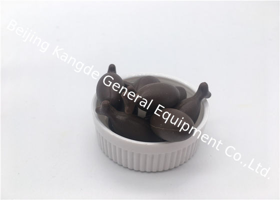 Chocolate Flavor Lutein Chewable Softgels For Eye Health Antioxidant Carotenoid