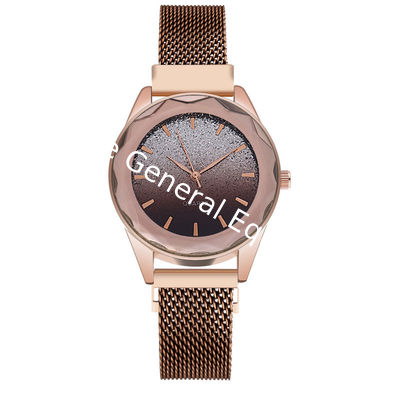WJ-8721 Ladies Star Quartz 2019 Mix Colors Mesh Steel Magnet Buckle Women watch