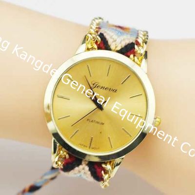WJ-3118-1 Promotion Geneva Knitted Wrap Bracelet Quartz Watches
