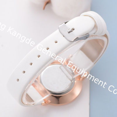 WJ-8447 New Fashion Women Good Quality Many Colors Alloy Watch Case Pu Leather Bracelet Watch