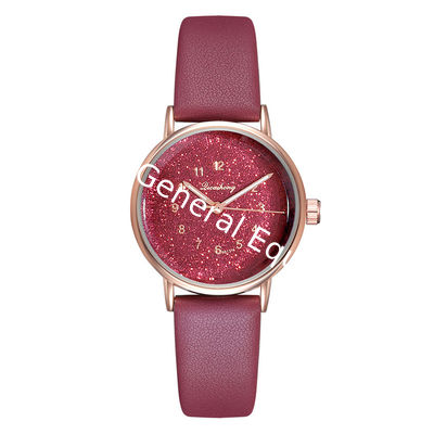 WJ-8448 Fashion Woman Good Quality Many Colors White Band Women Leather Watch