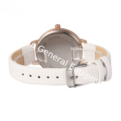 WJ-8452 Fashion Women Good Quality Gift Analog Alloy Watch Case Leather Watch