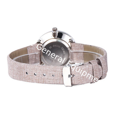 WJ-8443 Women Fashion Blue Band Alloy Watch Case Good Quality Black Leather Watch