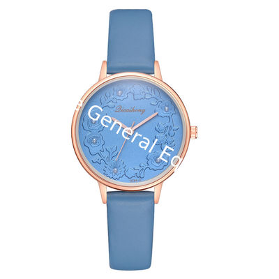 WJ-8415 Women Fashion Hand Leather Band Alloy Case Watch