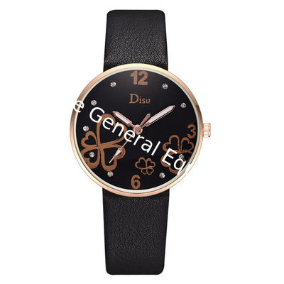 WJ-8393 New Fashion Watch Ladies Leather Band Strap Alloy Case Watch