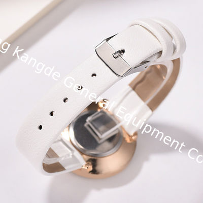 WJ-8393 New Fashion Watch Ladies Leather Band Strap Alloy Case Watch