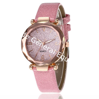 WJ-7781 Fashion Woman Leather Lady Hand Watch