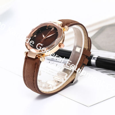 WJ-7778 Ladies Pink Leather Women Hand Watch