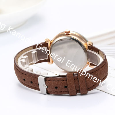 WJ-7778 Ladies Pink Leather Women Hand Watch