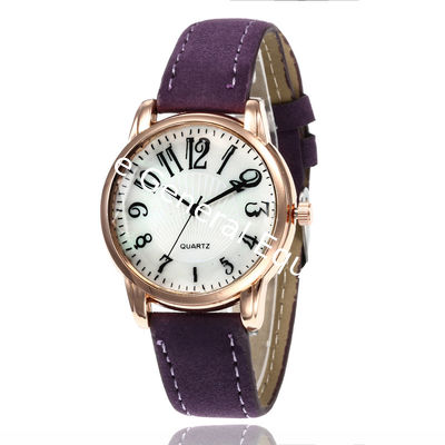 WJ-7775 New Fashion Woman Leather Hand Watch