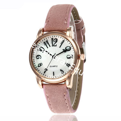 WJ-7775 New Fashion Woman Leather Hand Watch