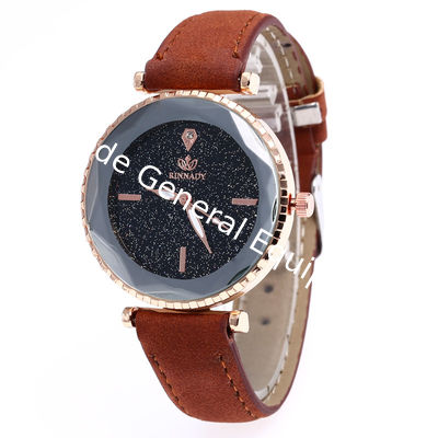 WJ-7979 New Fashion  Ladies Leather Strap  Quartz Wrist Watch