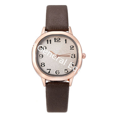 WJ-7875 Classic Simple Leather Band Quartz Movement Lady Watch Wholesale Beautiful Multicolor Fancy Women Hand-Watch
