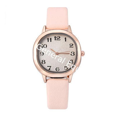 WJ-7875 Classic Simple Leather Band Quartz Movement Lady Watch Wholesale Beautiful Multicolor Fancy Women Hand-Watch