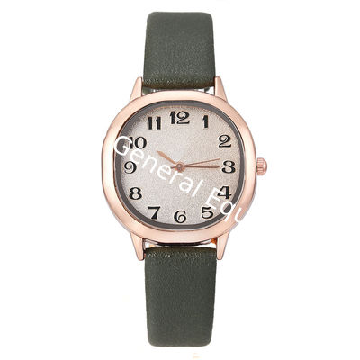 WJ-7875 Classic Simple Leather Band Quartz Movement Lady Watch Wholesale Beautiful Multicolor Fancy Women Hand-Watch