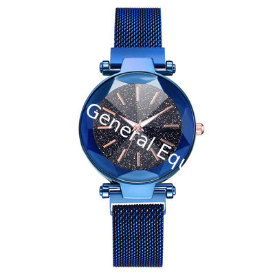 WJ-8485 Charm Good Quality Alloy Case Ladies Stainless Steel Magnetic Watch Band Watch