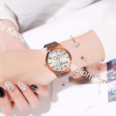 WJ-8464 Good Quality Blue Alloy Case Wrist Cheap Alloy Watch For Women