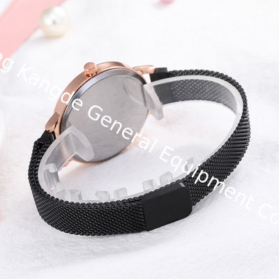 WJ-8459 Charm Fashion Bee Good Quality Stainless Steel Band Magnetic Watch Mesh Strap Watch