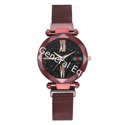 WJ-8359 Fashion Smart Purple 6 Colors 16Mm Stainless Steel Watch Band Magnetic Strap Watch