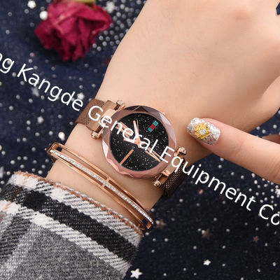 WJ-8359 Fashion Smart Purple 6 Colors 16Mm Stainless Steel Watch Band Magnetic Strap Watch