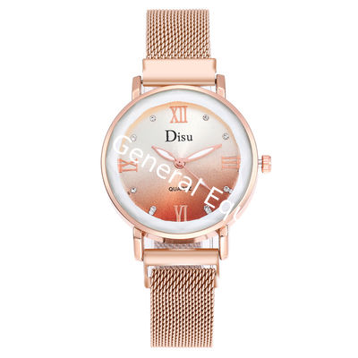 WJ-8458 New Fashion Watch Ladies Chinese Good Quality Magnetic Watch Strap Stainless Steel Band Watch