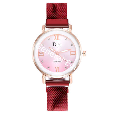 WJ-8458 New Fashion Watch Ladies Chinese Good Quality Magnetic Watch Strap Stainless Steel Band Watch