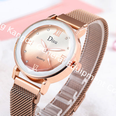 WJ-8458 New Fashion Watch Ladies Chinese Good Quality Magnetic Watch Strap Stainless Steel Band Watch