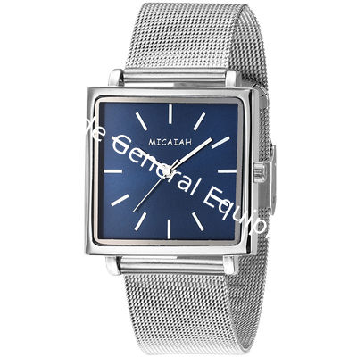 WJ-8421New Design Fashion Girls Stainless Steel Mesh Watch Strap Analog Quartz Watch