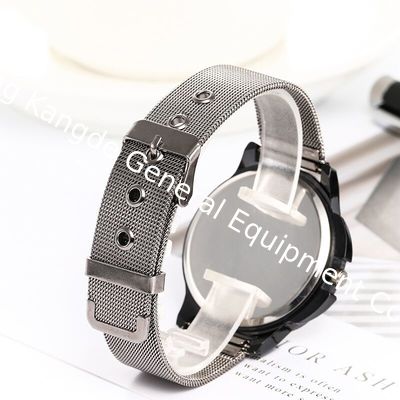 WJ-7776 Stainless Steel Mesh Quartz Strap Wrist Watch For Women