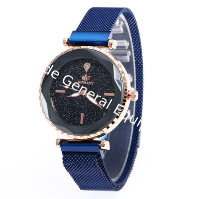 WJ-7867 Colorful Newest Creative Fashion Lady Hand Watch Charming Magnet Buckle Mesh Belt Women Watches