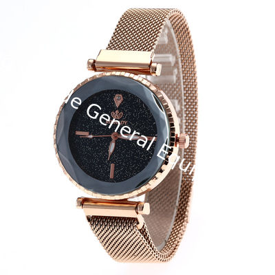 WJ-7867 Colorful Newest Creative Fashion Lady Hand Watch Charming Magnet Buckle Mesh Belt Women Watches