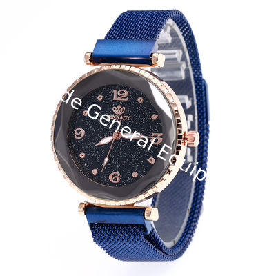 WJ-7868 With Rhinestone Starry Sky Face Design Women Handwatches Attractive Wonderful Pretty Magnet Buckle Lady Watch