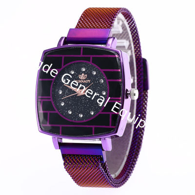 WJ-7872 Square Case Special Starry Sky Dial Simple Female Watch Factory Direct Latest Magnet Hottest Lady Watches