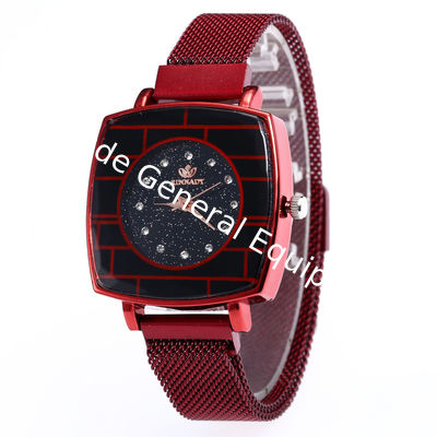 WJ-7872 Square Case Special Starry Sky Dial Simple Female Watch Factory Direct Latest Magnet Hottest Lady Watches