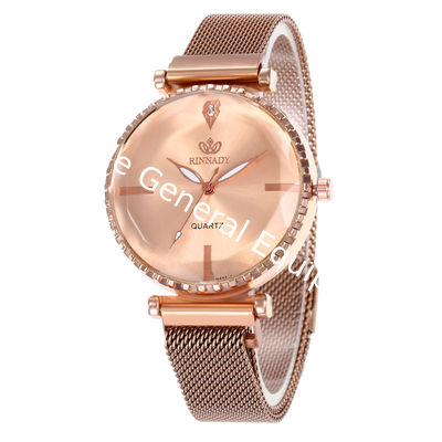 WJ-8557 Vogue New Arrival Milan Magnetic Buckle Watch For Ladies Charming Unique Cute Multicolor Mesh Belt Women Wristwatch