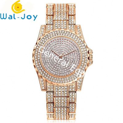 WJ-6433 Crystal Rhinestone Charming Beautiful Elegant Fashion Fancy Wristwatch