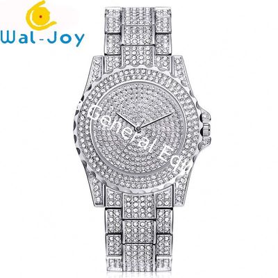 WJ-6433 Crystal Rhinestone Charming Beautiful Elegant Fashion Fancy Wristwatch