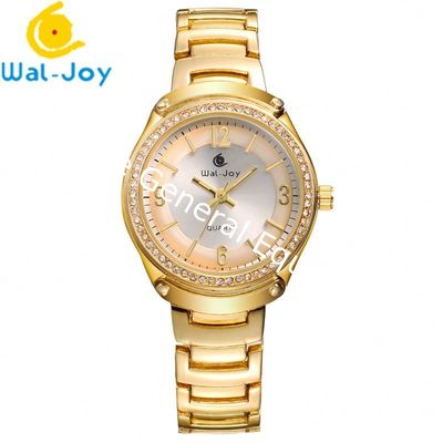 Wal-Joy Brand Stainless Steel Back Japan Movement Women Waterproof Watch WJ9005