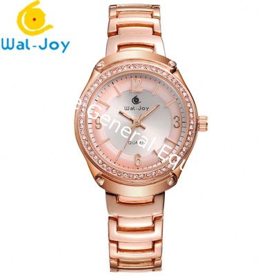 Wal-Joy Brand Stainless Steel Back Japan Movement Women Waterproof Watch WJ9005