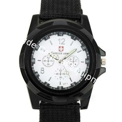 SW-545 Hot Sale Fashion Nylon Band Quartz Army Men Watch