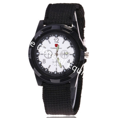 SW-545 Hot Sale Fashion Nylon Band Quartz Army Men Watch