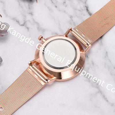 WJ-8377 Men Hand Stainless Steel Band Mesh Watch