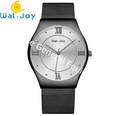 Wal-Joy Brand Men Fashion Quartz 3ATM Waterproof Mesh Belt Wrist Watch WJ8003