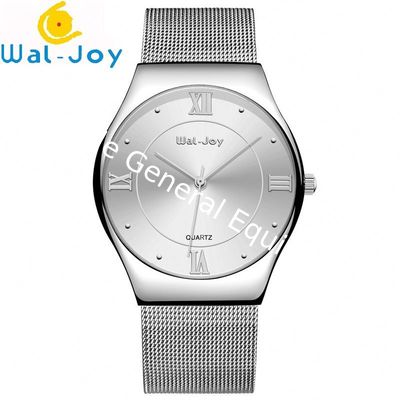 Wal-Joy Brand Men Fashion Quartz 3ATM Waterproof Mesh Belt Wrist Watch WJ8003
