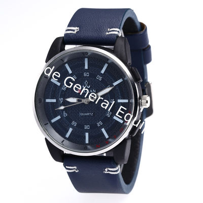 WJ-7970 Fashion Mens Quartz Leather Watch