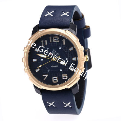 WJ-7968 New Style Leather Strap Style Leather Band Smart Watch For Men